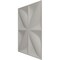 Ekena Millwork 19 5/8in. W x 19 5/8in. H Alexa EnduraWall Decorative 3D Wall Panel Covers 2.67 Sq. Ft. WP20X20ALAMB - alternate 2